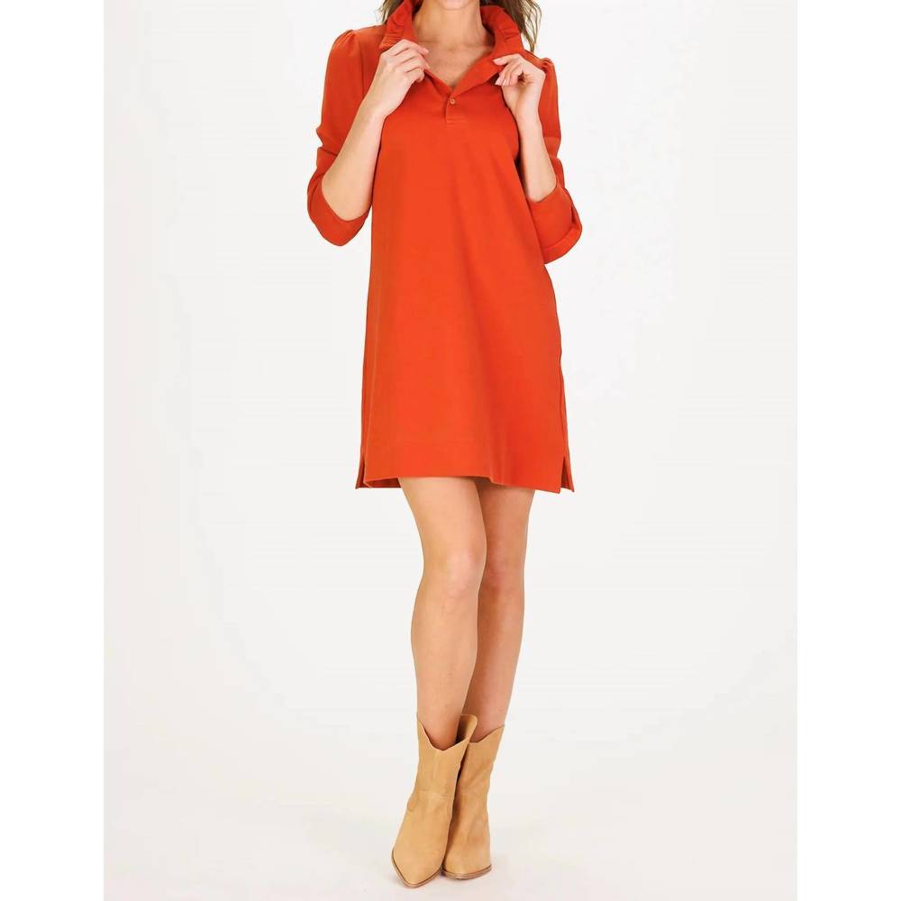 NEW DUFFIELD LANE adler dress in baked apple